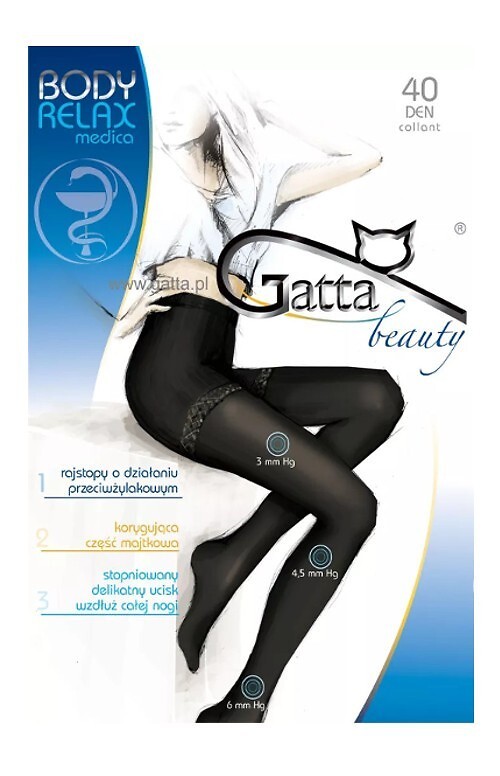 Punčocháče Gatta Body Relax Medica 40 DEN 2-4