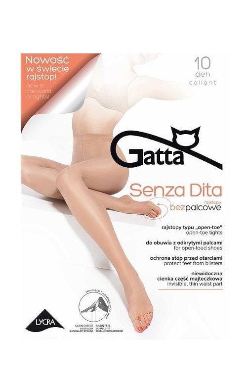 Punčocháče Gatta Senza Dita 10 DEN 2-4