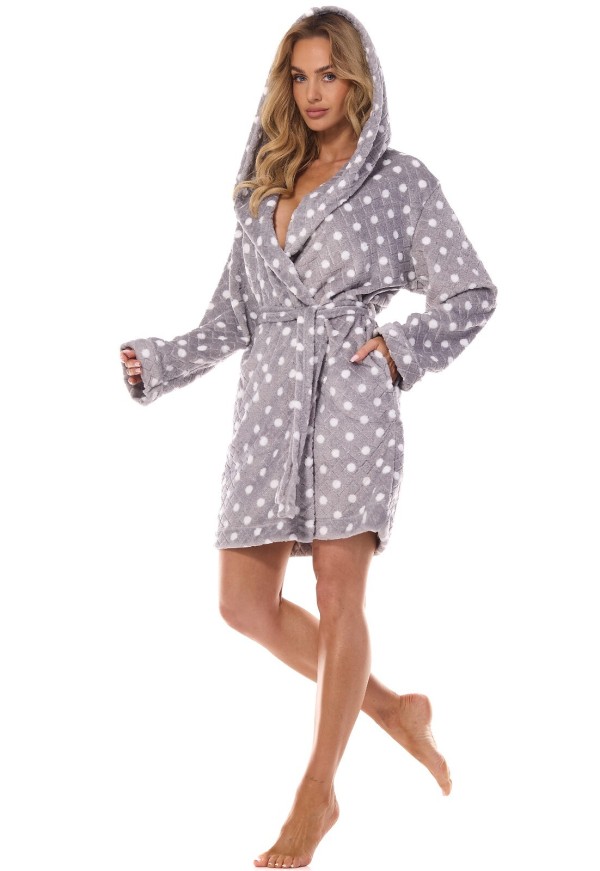 Župan L&L 2405 Dots S-XL dámský