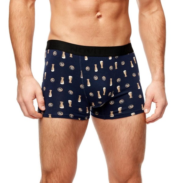 Boxerky Noviti BB006 vzorované M-2XL