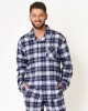 Pyžamo Key MNS 411 B24 Flanela dl/r M-2XL rozepínací #2