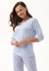 Pyžamo Luna 343 3/4 4XL dámské #2