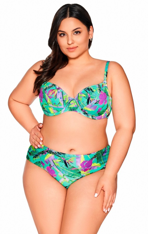 Plavková podprsenka soft Ava SK 211 Vibrant Green Maxi
