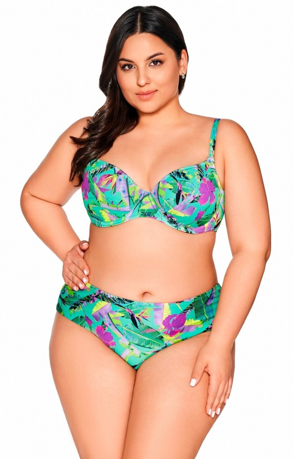 Plavkové kalhotky Ava SF 211/5/B Vibrant Green Brazilky S-3XL