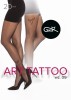 Punčocháče Gatta Art Tattoo art.09 20 den 5XL #5