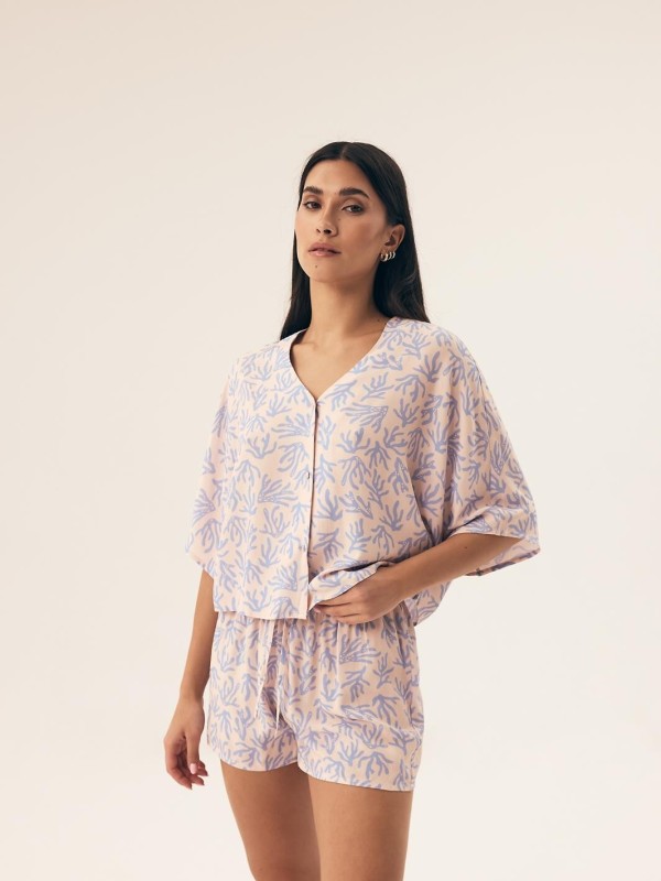 Pyžamo Henderson Ladies 42670 Nadar kr/r S-2XL rozepínací