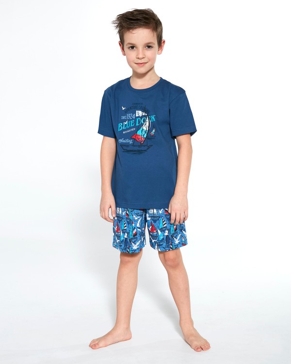 Pyžamo Cornette Kids Boy 789/96 Blue Dock kr/r 86-128