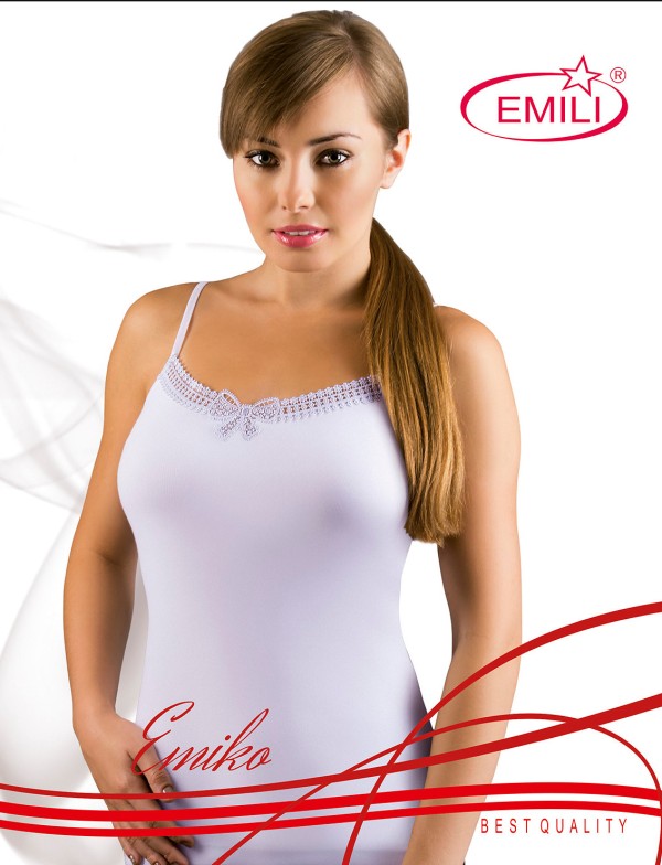 Tílko Emili Emiko bílá S-XL