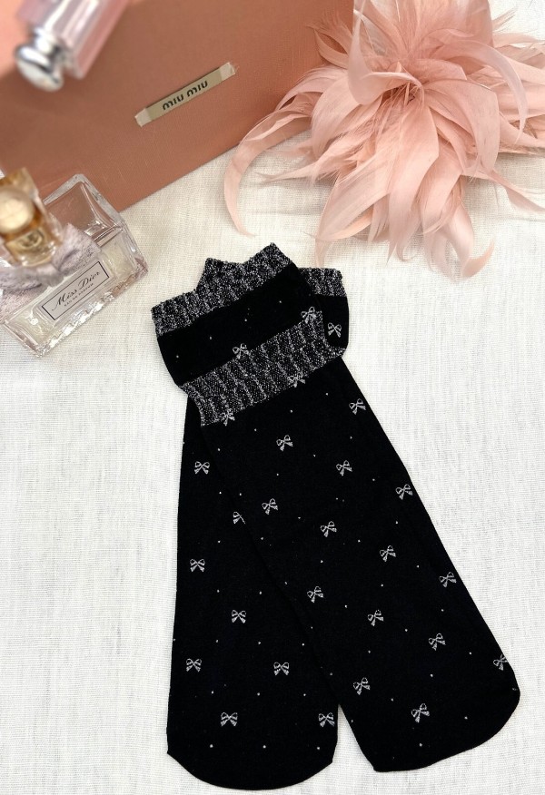 Ponožky Magnetis mašle Lurex 40 den