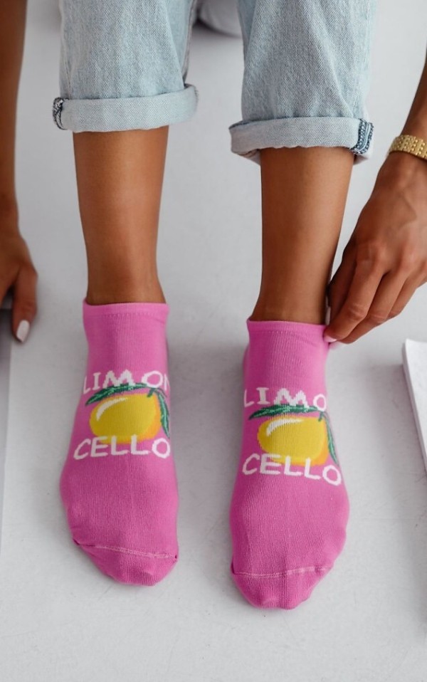 Kotníkové ponožky Milena 1146-080 Limoncello 37-41