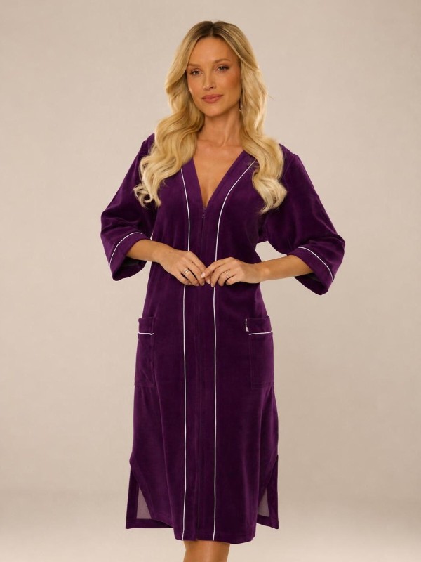 Župan De Lafense 974 zip Welur M-3XL