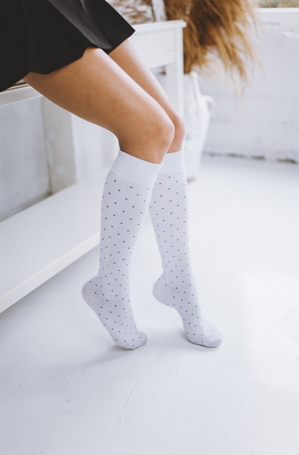 Podkolenky Milena 0248-005 tečky 37-41