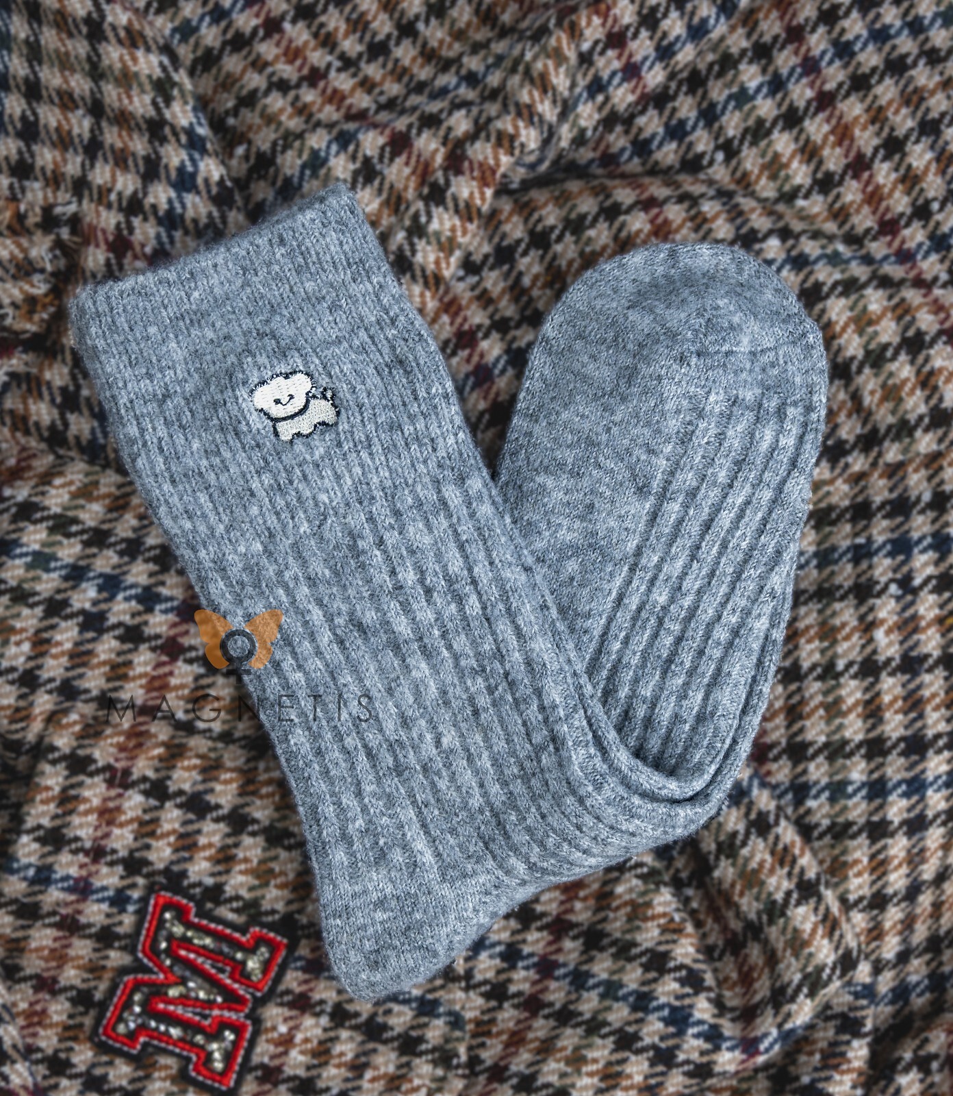 Ponožky  Magnetis YN5035 Pruh/Zvířata