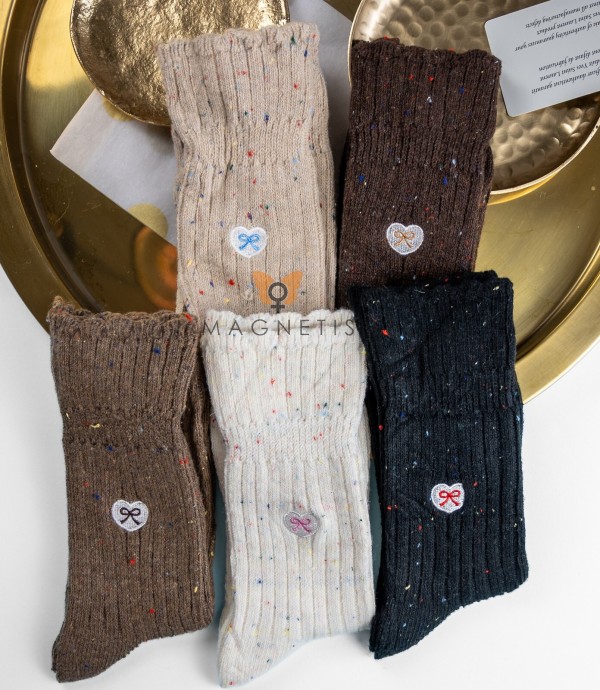 Ponožky Magnetis CO5025 proužek/srdce