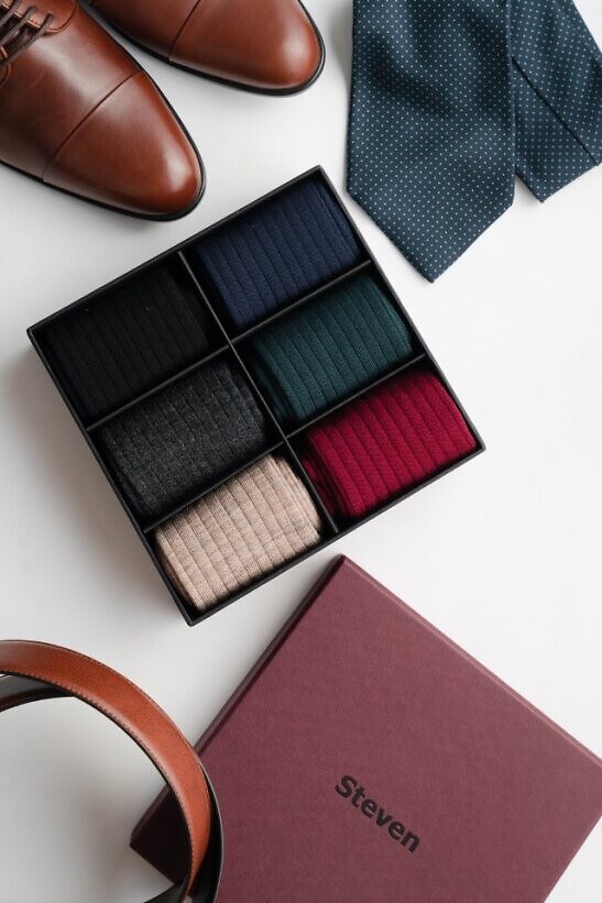 Ponožky Steven art.175/4 Box A'6 41-46