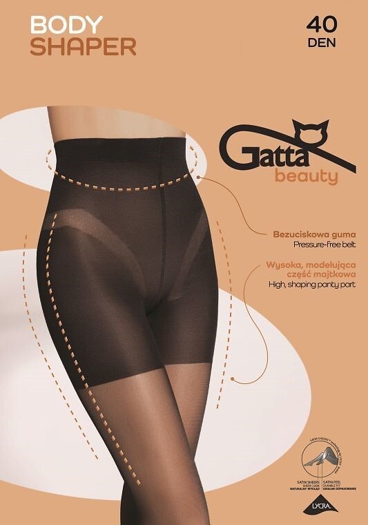 Punčocháče Gatta Body Shaper 40 den 5-XL