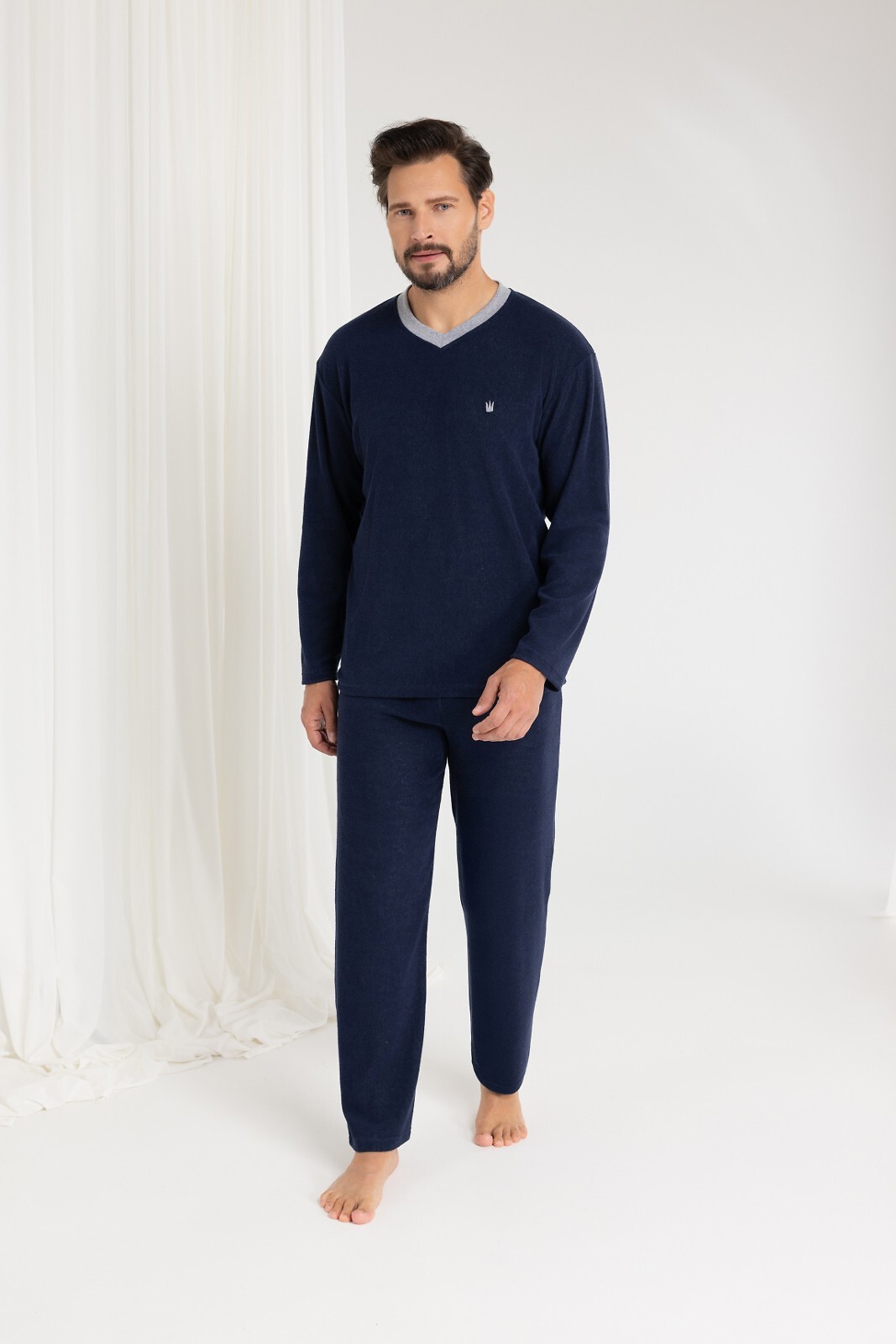 Pyžamo Regina 489 dl/r Frotte 2XL-3XL pánské