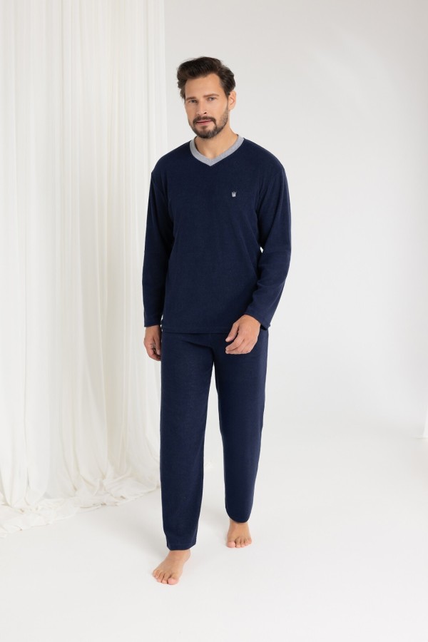 Pyžamo Regina 489 dl/r Frotte 2XL-3XL pánské