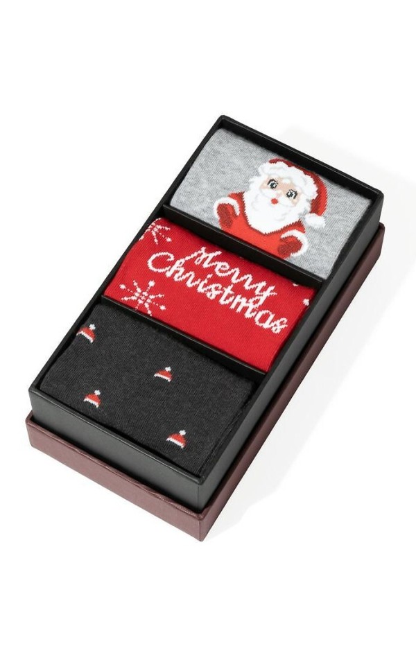 Ponožky Steven art.196/1 Box A'3 Vánoční 41-43