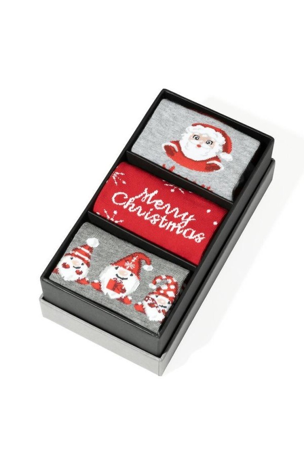 Ponožky Steven art.195/1 Box Vánoční A'3 35-40