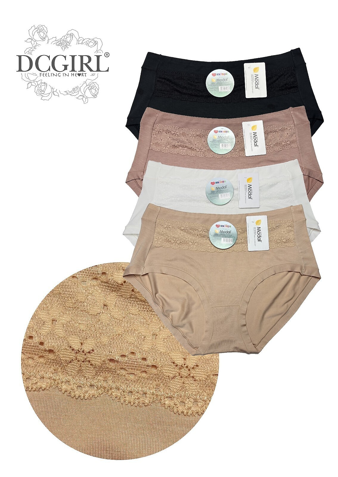 Kalhotky DC Girl 27068 A'2 XL-3XL