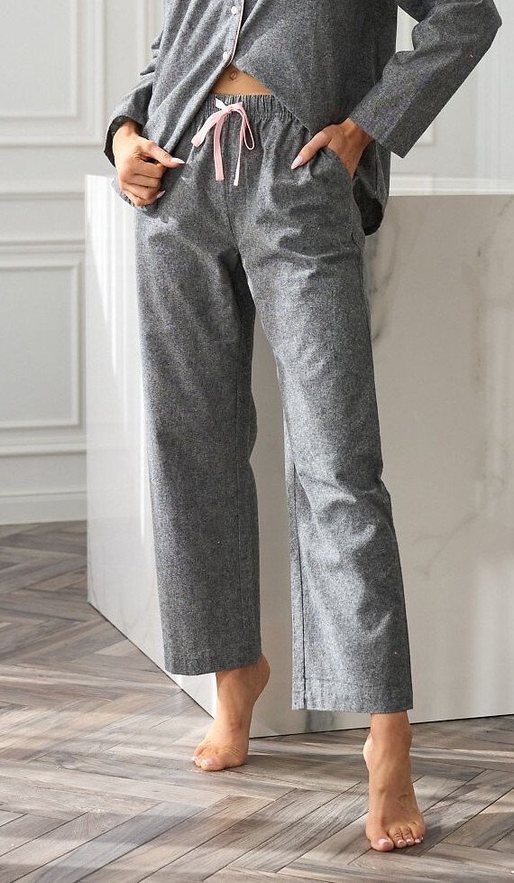 Pyžamové kalhoty L&L 2534 S-XL dámské