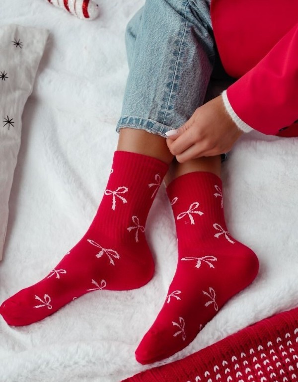 Ponožky Milena 0200-198 mašle 37-41