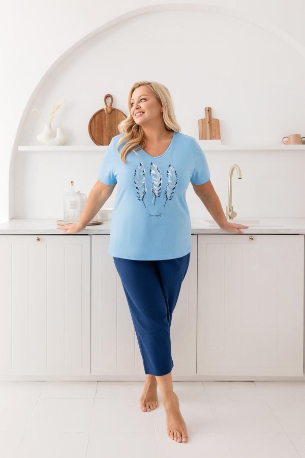 Pyžamo Regina 742 kr/r XL-5XL W26 dámské