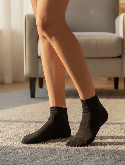 Ponožky Magnetis Lurex grafit