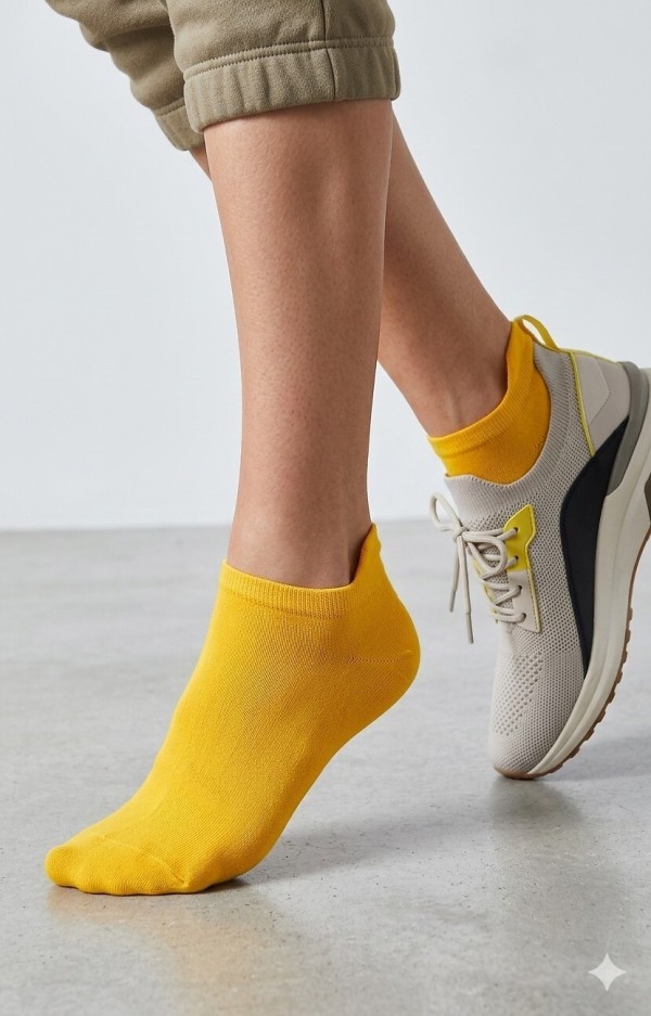 Ponožky Gatta W34.000,U34.000 hladké Yellow 27-29