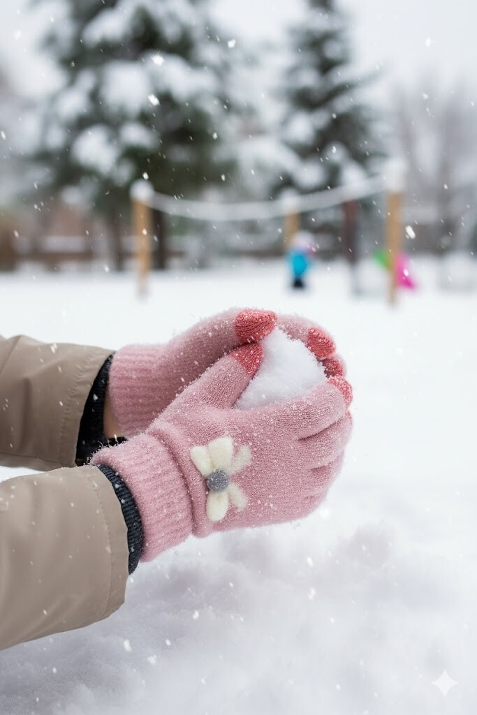 Rukavice Noviti RZ069 dívčí načechrané