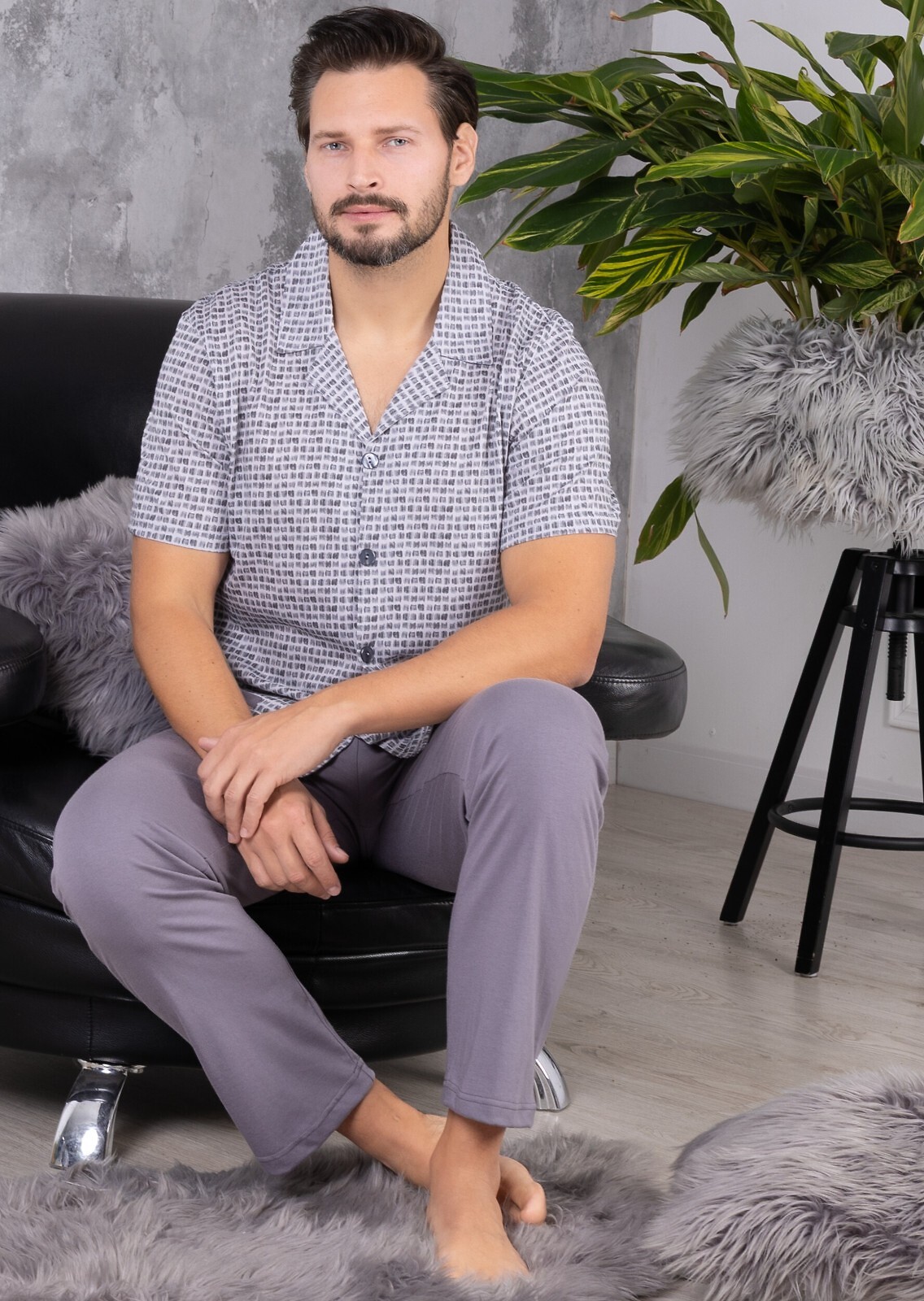 Pyžamo Hotberg 1747 Kacper kr/r M-XL