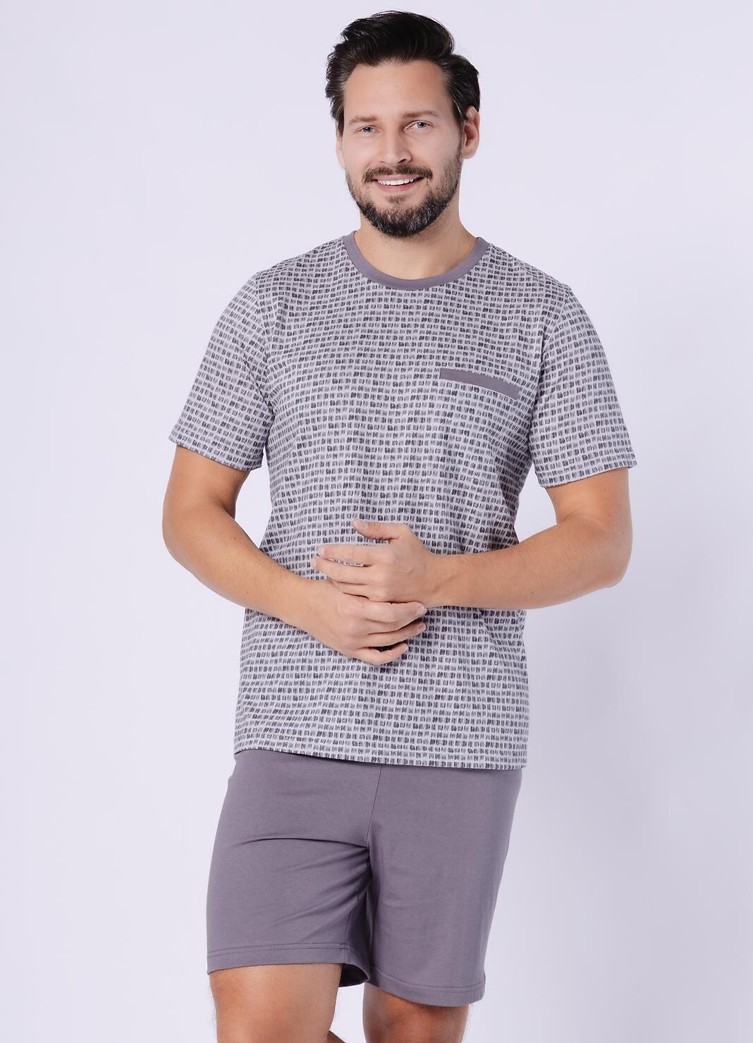 Pyžamo Hotberg 1751 Karol kr/r M-2XL