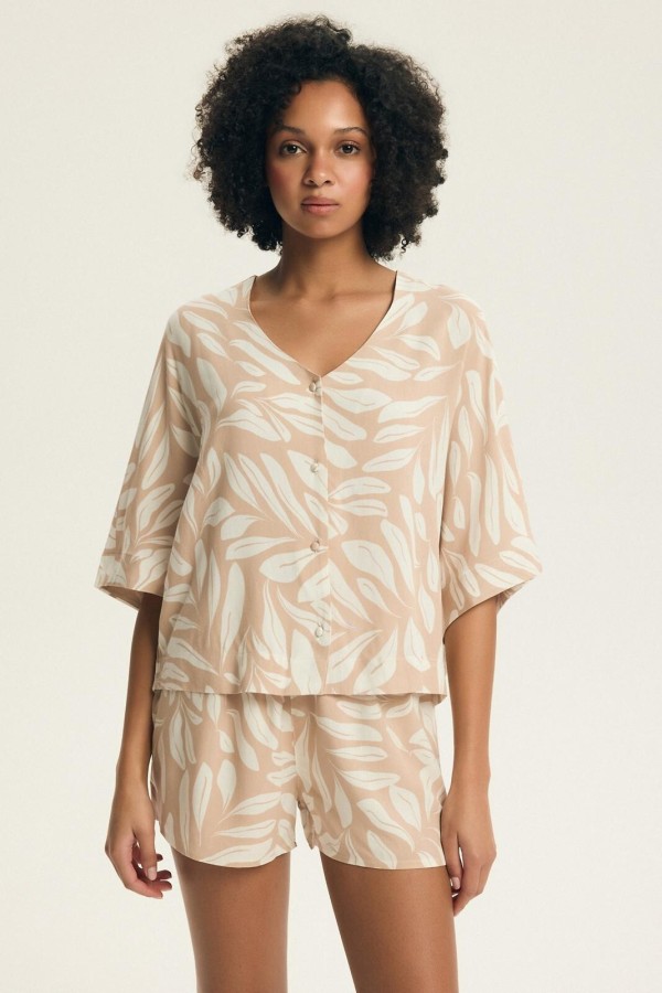 Pyžamo Henderson Ladies 43688 Dextra kr/r S-3XL rozepínací