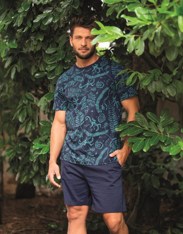 Pyžamo Key MNS 934 B26 kr/r M-2XL