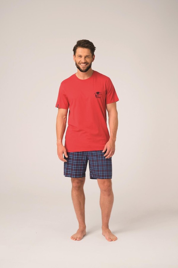 Pyžamo Key MNS 416 B26 kr/r M-2XL pánské