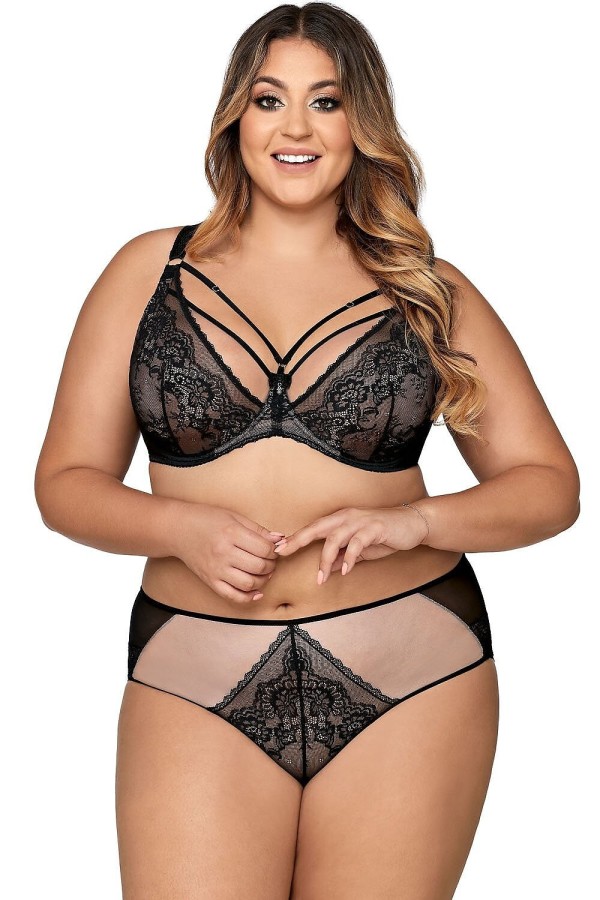 Brazilky Ava 1824/1/B S-3XL černá