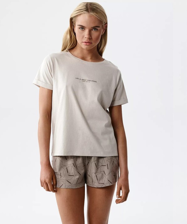 Pyžamo Atlantic NLP-508 kr/r S-2XL