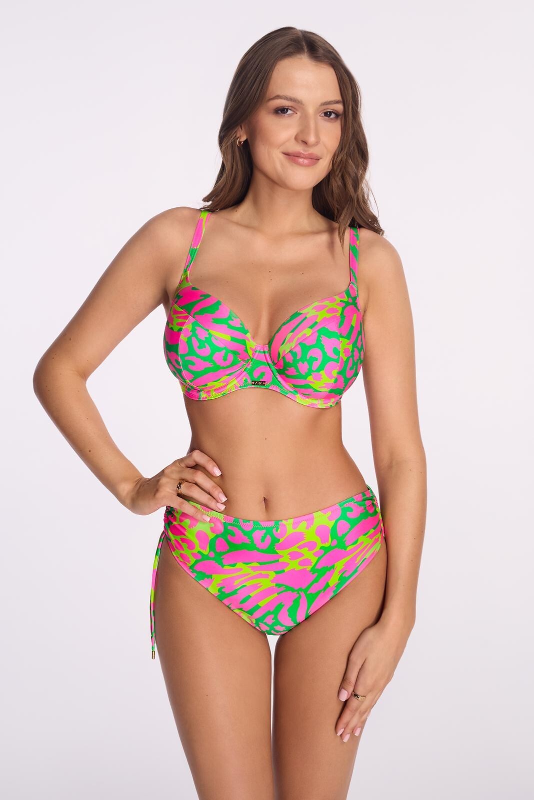 Plavková podprsenka full cup Ava SK 246 Neon Safari