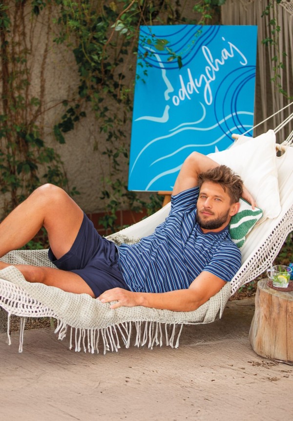 Pyžamo Key MNS 329 B26 kr/r M-2XL