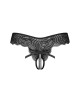 Kalhotky Obsessive Trinise Crotchless Thong S-3XL #4