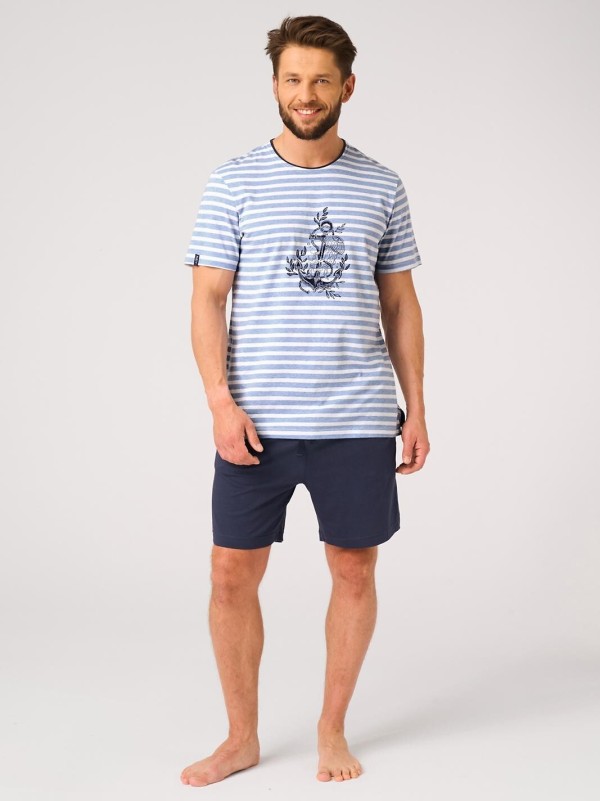 Pyžamo Key MNS 311 A26 kr/r M-2XL