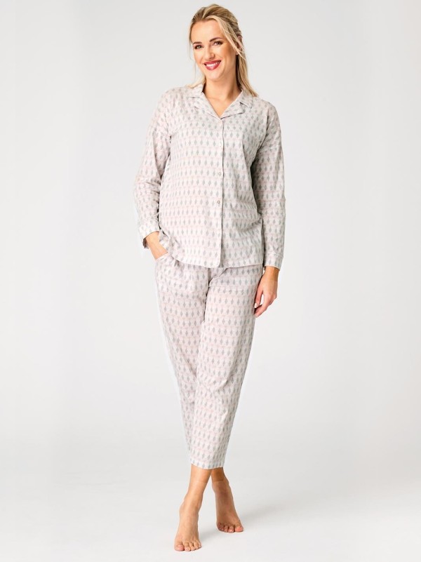 Pyžamo Key LNS 879 A26 kr/r S-XL rozepínací