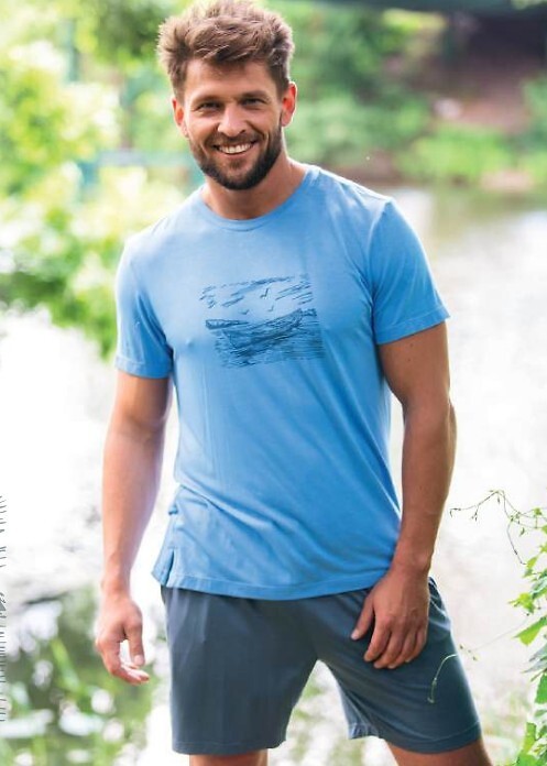 Pyžamo Key MNS 737 A26 kr/r M-2XL