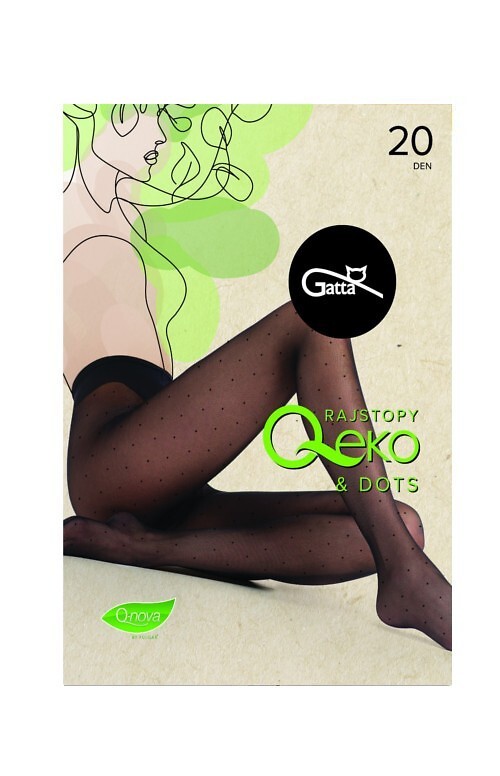 Punčocháče Gatta Q-Eko&Dots 20 den 5-XL
