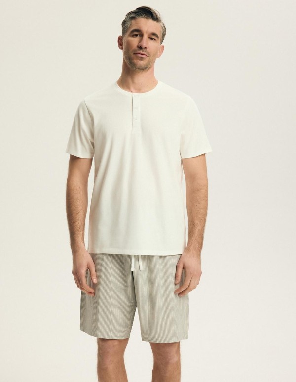 Pyžamo Henderson 43454 Nigri kr/r M-3XL