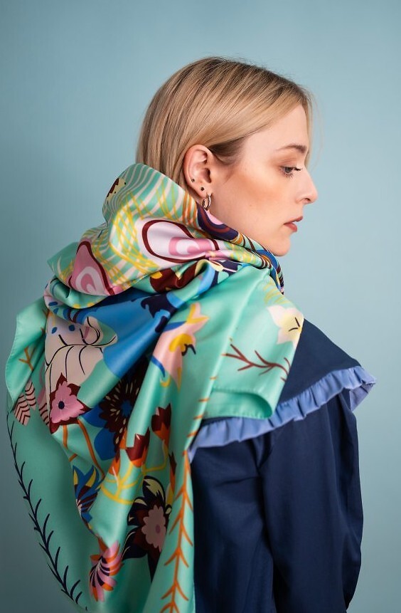 Šátek Art Of Polo 25233 Peacock