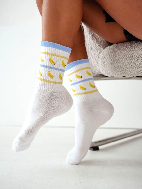 Ponožky Milena 0200-234 Banány 37-41