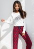 Pyžamo Sensis Maribel Interlock/Flanela dl/r Christmas S-XL #2
