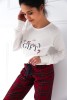 Pyžamo Sensis Maribel Interlock/Flanela dl/r Christmas S-XL #4